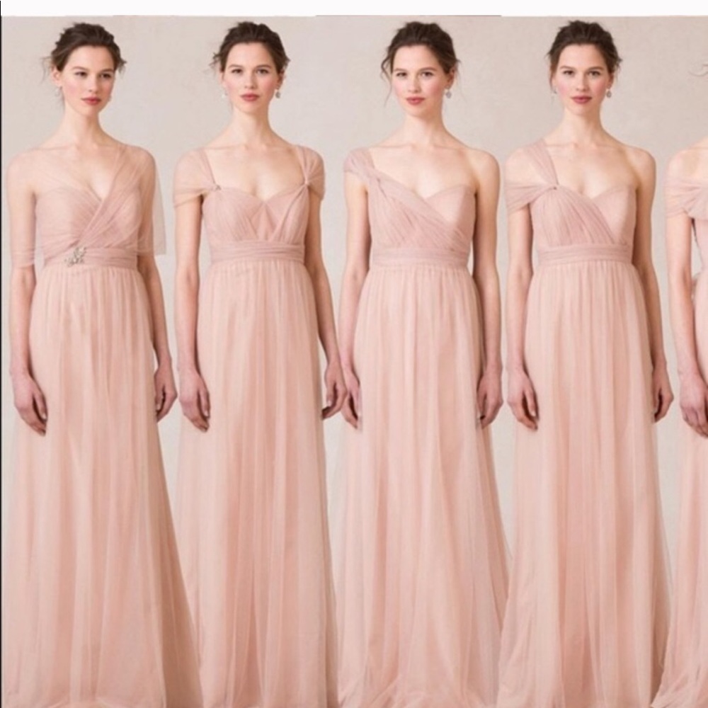 Jenny Yoo Annabelle dress in blush size 4